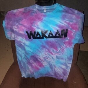 Wakaan galaxy tie dye graphic t